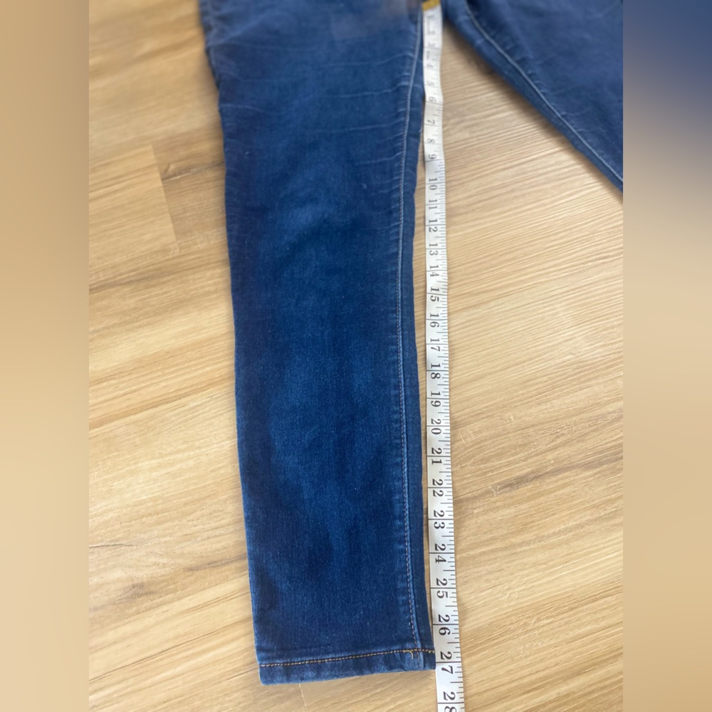 ❤️❤️d.Jean Ultra High Waisted Blue Denim Straight Leg Skinny Stretch Jeans - Picture 8 of 8